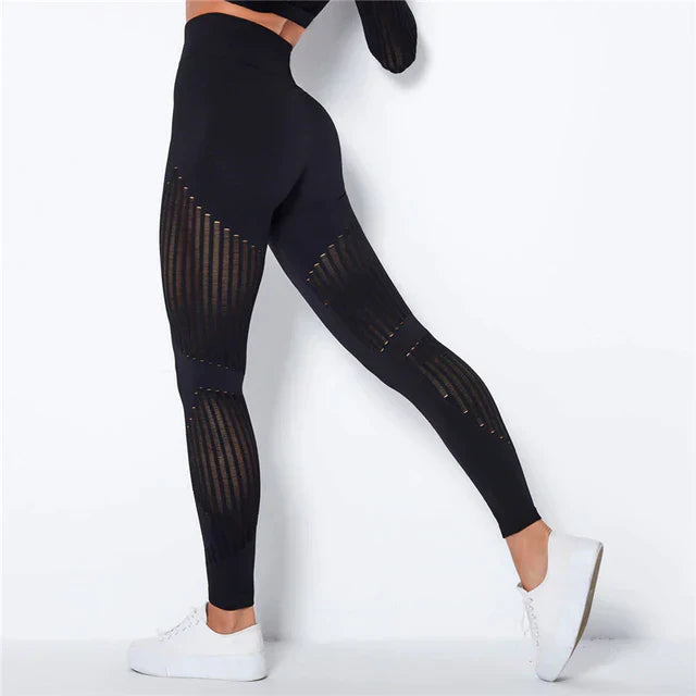 Comfortabele high waist dames sportlegging voor workout, yoga of athleisure. Biedt optimale shaping.