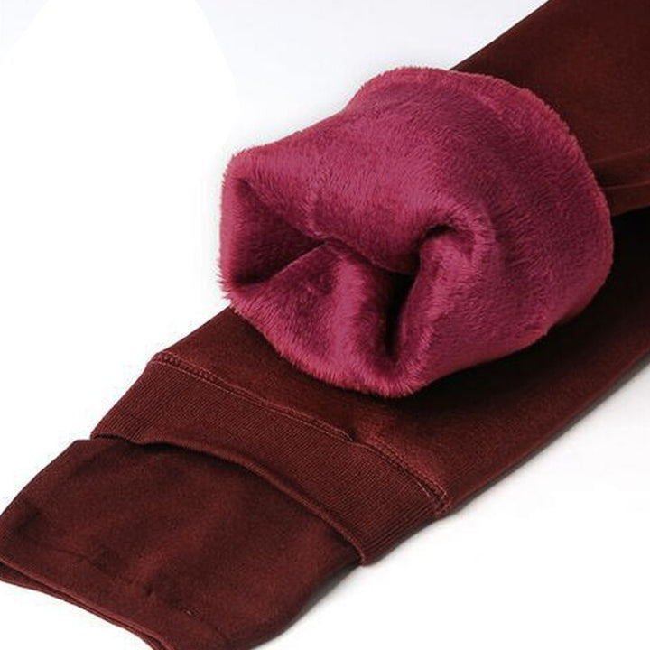 Thermische dames legging met warme voering. Hoge taille voor extra comfort en warmte in de winter.