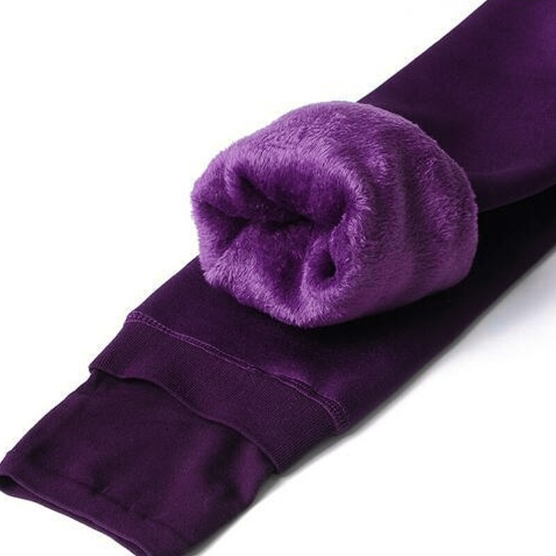 Hoge taille dames thermo legging, perfect voor winterse dagen. Warme voering biedt optimaal comfort.