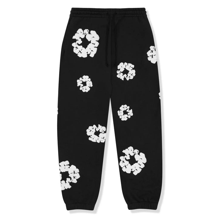 Zachte dames hoodie van de Selvianne trainingsset, met bloemenprint; perfect voor casual comfort.