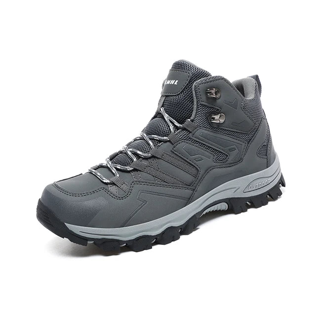 Waterdichte dames trekkingschoenen met versterkte neus en hiel voor extra bescherming.