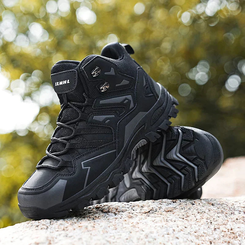 Stevige waterdichte dames wandelschoenen met antislipzool, ideaal voor outdoor activiteiten.