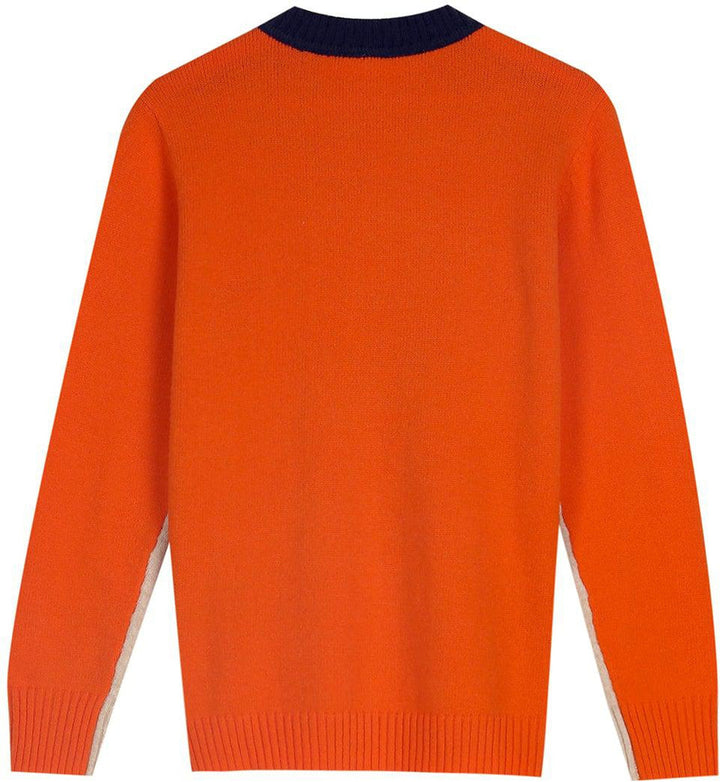 Dames trui met kleurblokken in modieuze tinten, lange mouwen voor een casual look.