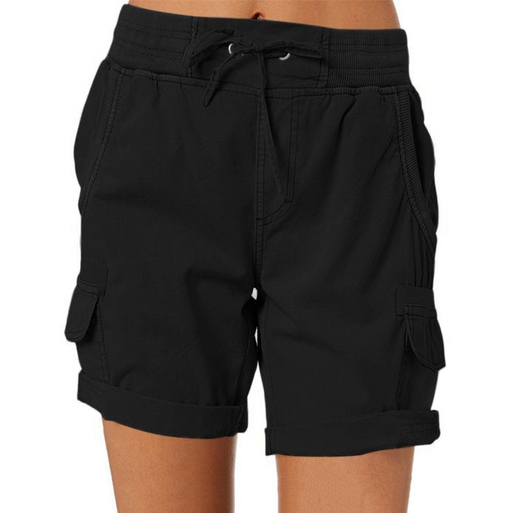 Casual dames cargo shorts, een essentiële zomerse item met comfort en stijl.