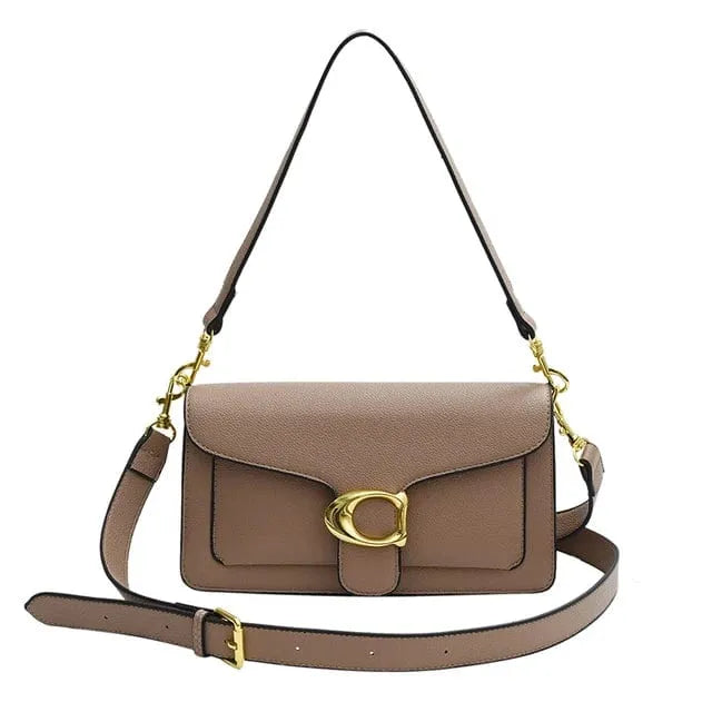 Modieuze vegan leren dames tas in diverse kleuren, met chique magnetische sluiting.