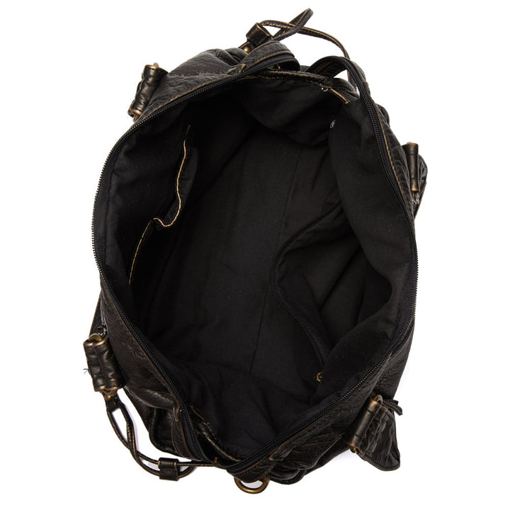 Stijlvolle vintage dames schoudertas, een veelzijdig accessoire voor elke dag.