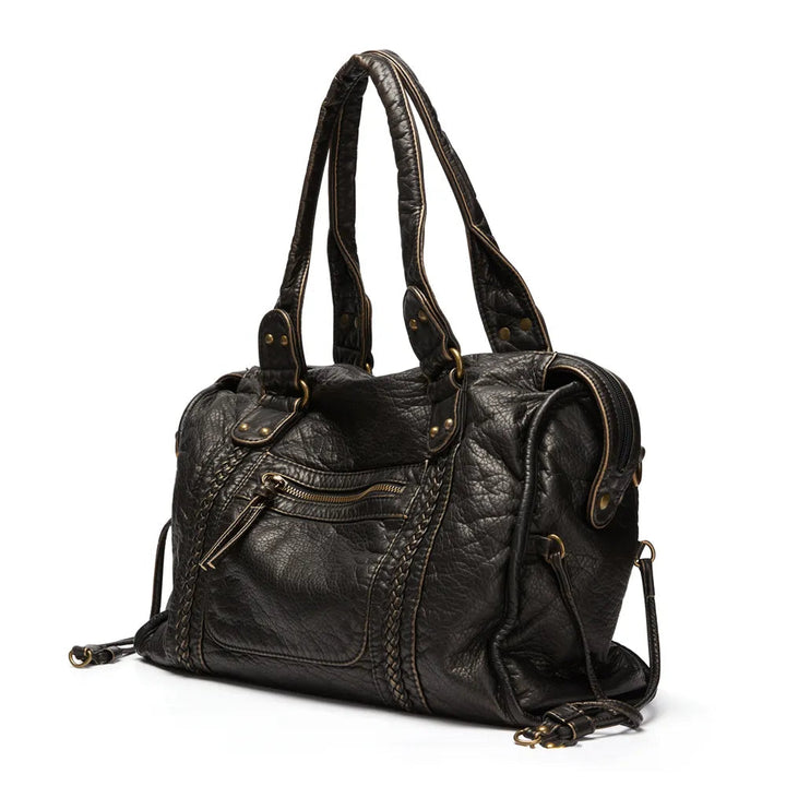 Veelzijdige dames vintage handtas, te gebruiken als schoudertas, werktas of dagelijkse tas.