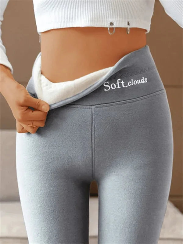Stijlvolle dames leggings. Warme, comfortabele stretch leggings voor zowel casual als dagelijkse wintermode.