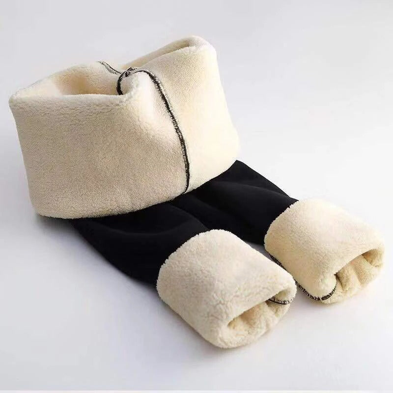 Modieuze dames winterleggings met hoge taille, combineert stijl met superieure warmte en comfort.