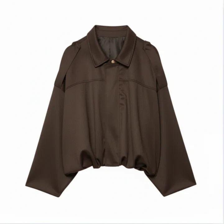 Ademend dames jack met ritssluiting en capuchon, waterafstotend en oversized voor veelzijdig gebruik.