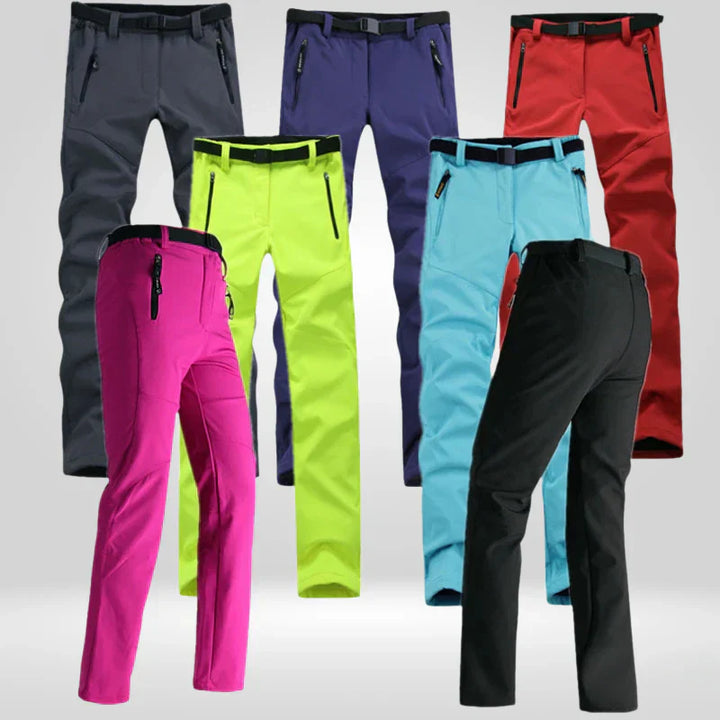 Ademende damesbroek, waterdicht & comfortabel, perfect voor hiking en buitensport.