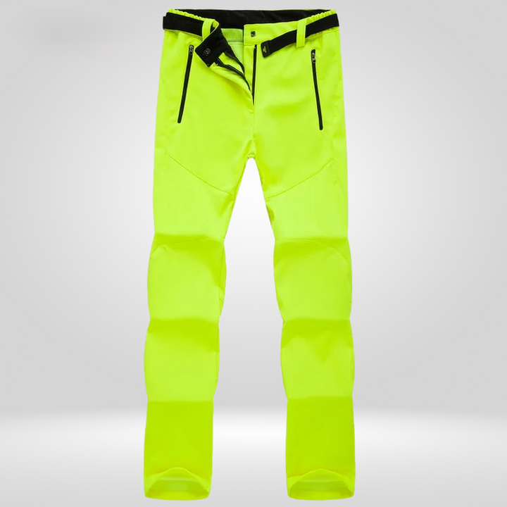 Duurzame dames outdoorbroek, waterdicht, ademend, robuust voor trekking en wandelen.