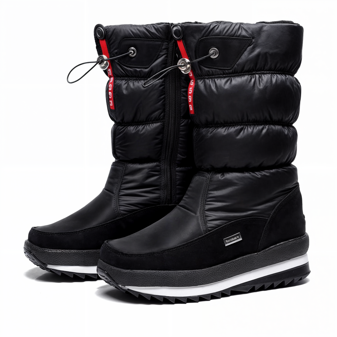 Dames winterlaarzen, warm gevoerd, stijlvol & comfortabel, ideaal voor sneeuw en wintermode.