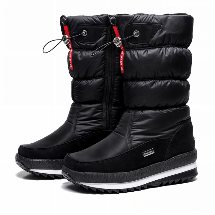 Dames winterlaarzen, warm gevoerd, stijlvol & comfortabel, ideaal voor sneeuw en wintermode.