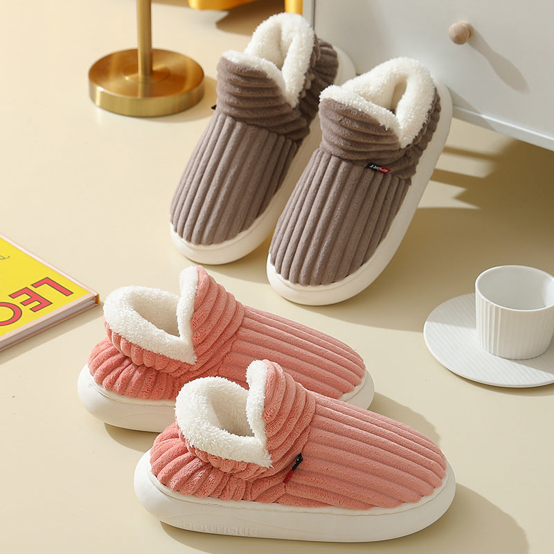 Gezellige dames pantoffels, super zacht en warm, perfect om thuis te relaxen. Comfortabele binnenschoenen.