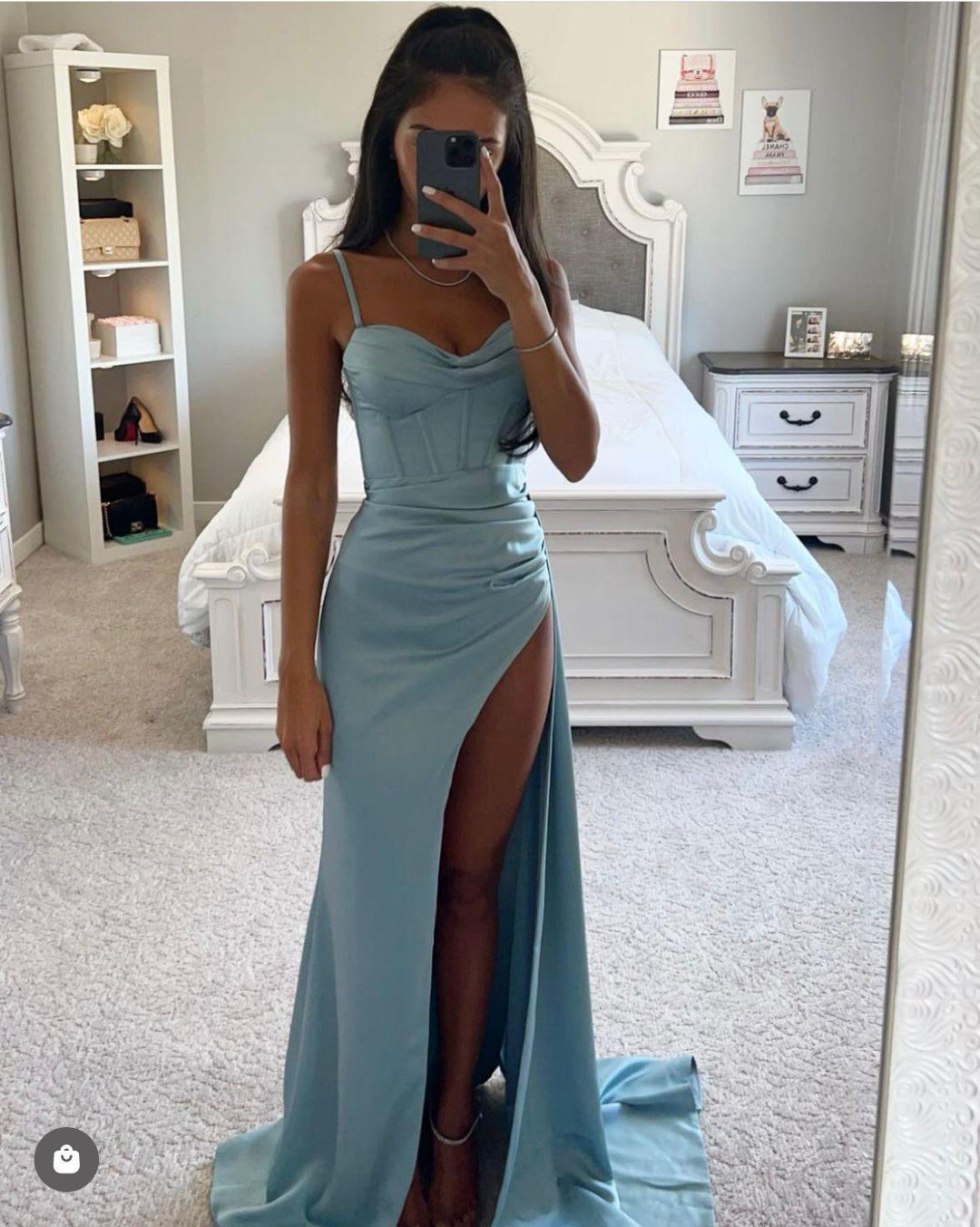 Glamoureuze zeemeermin maxi jurk voor dames, ideale galajurk of avondkleding, met elegante pasvorm.