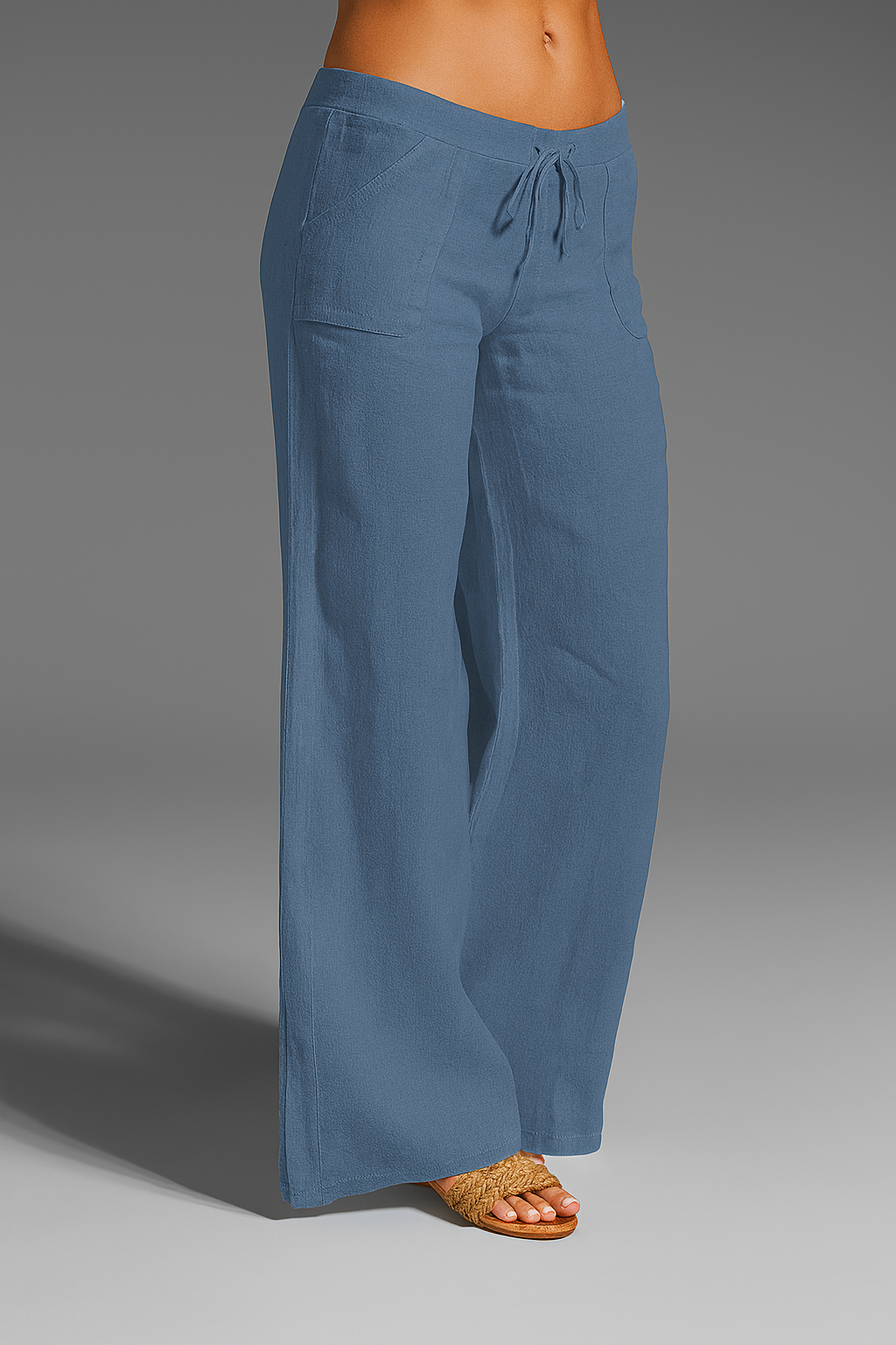 Zomerbroek dames met soepele, ademende stof en elastische taille, ultiem comfort voor elke gelegenheid.