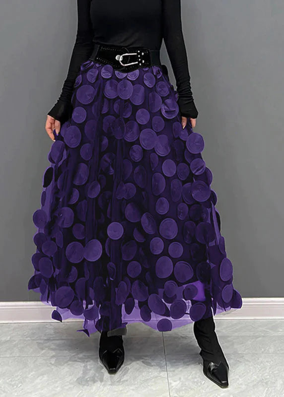 Modieuze Maëlle stippenprint zomerrok voor dames, ideaal voor lente en casual gelegenheden.