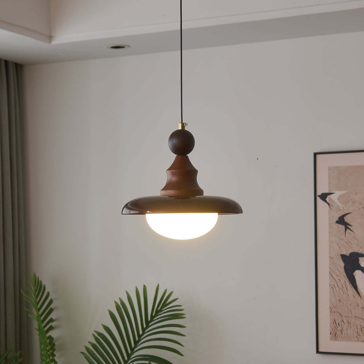 Hanglamp met Houten Accent - Stijlvol & Sfeervol