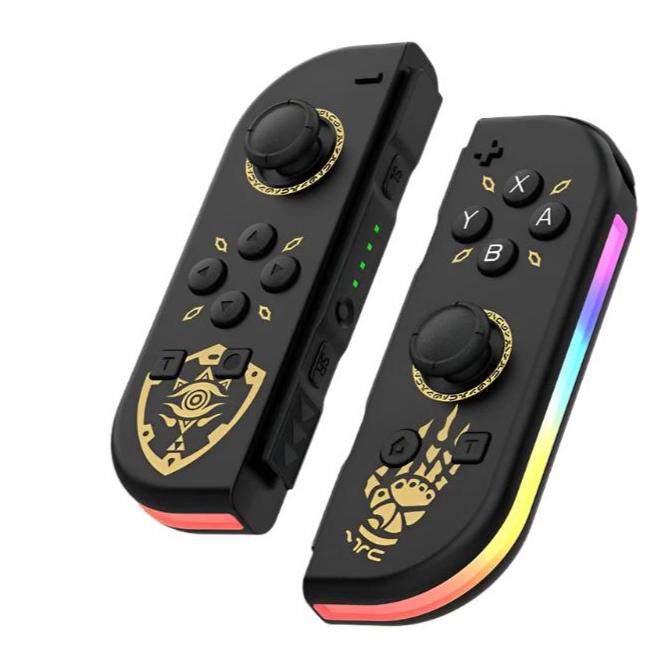Gaming controller met levendige RGB LED-lichteffecten, tilt je Nintendo Switch game-ervaring naar nieuw niveau.