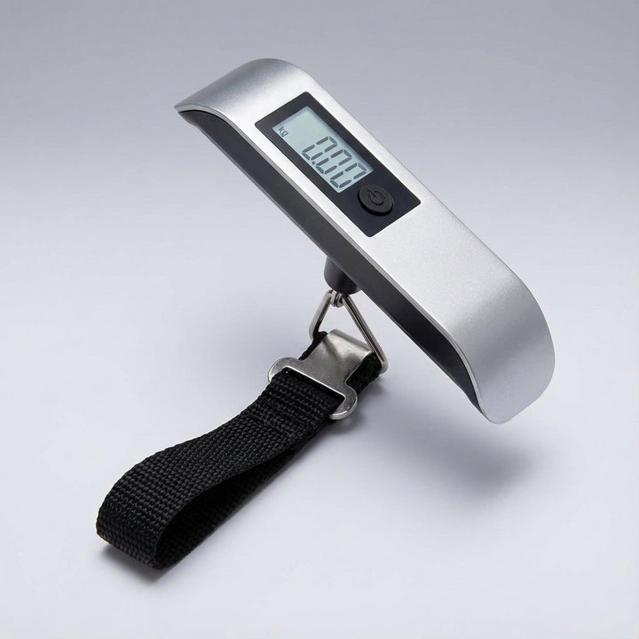 Lichtgewicht, compacte digitale handweegschaal voor nauwkeurige koffer metingen, perfect voor elke reis.