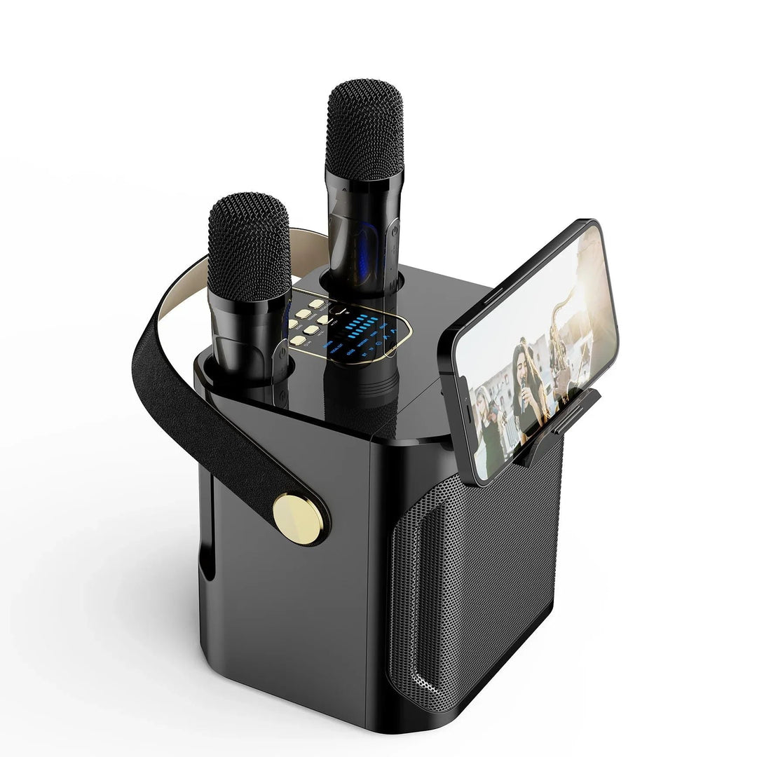 Perfect voor entertainment, deze draadloze karaoke set biedt urenlang zangplezier voor iedereen.