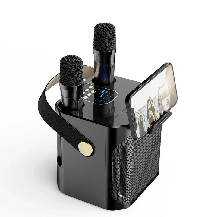 Perfect voor entertainment, deze draadloze karaoke set biedt urenlang zangplezier voor iedereen.