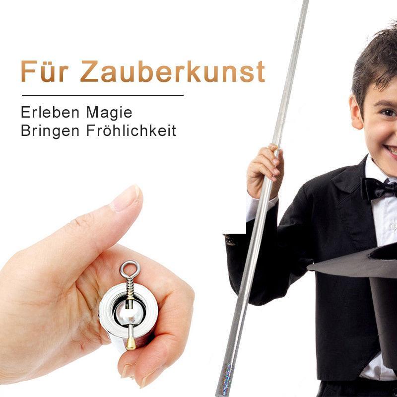 Veelzijdige metalen gadget: uitschuifbare stok voor zelfverdediging, goochelen en training.