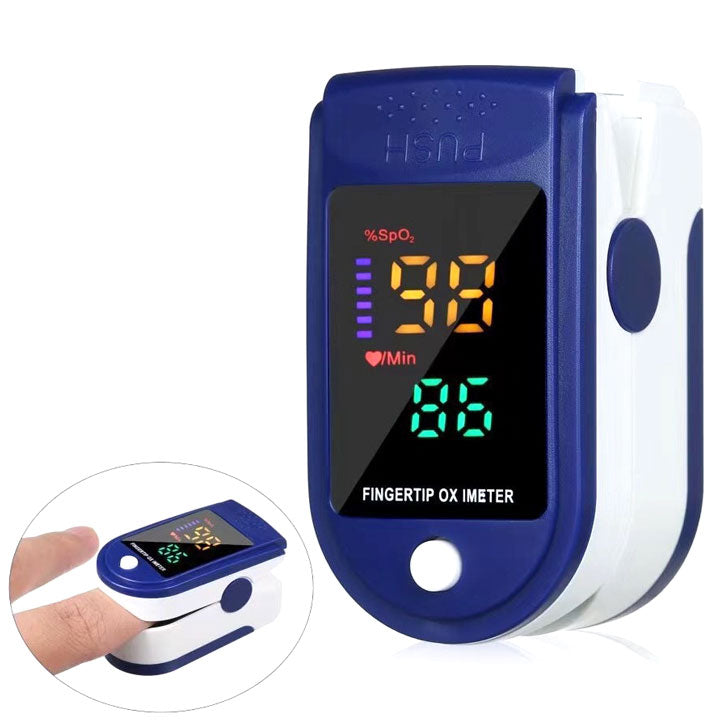 Draagbare Onyx pulsoximeter meet snel SpO2 en hartslag. Ideaal voor thuisgebruik.