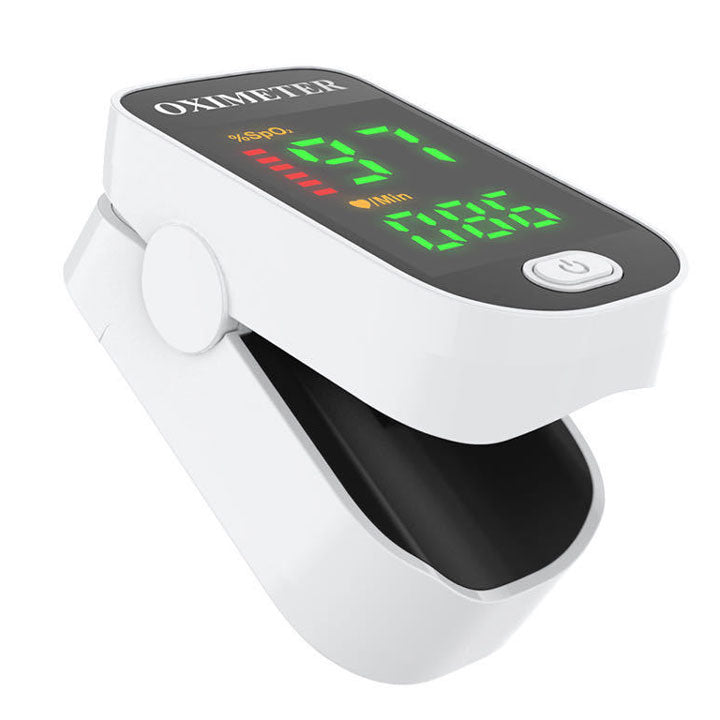 Zuurstofmeter en hartslagmeter, ideaal voor sporters en thuisgebruik. Niet-invasief.