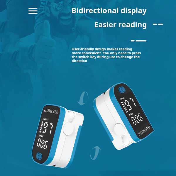 Pulsoximeter voor kinderen en volwassenen. Controleer zuurstofniveau en hartslag.