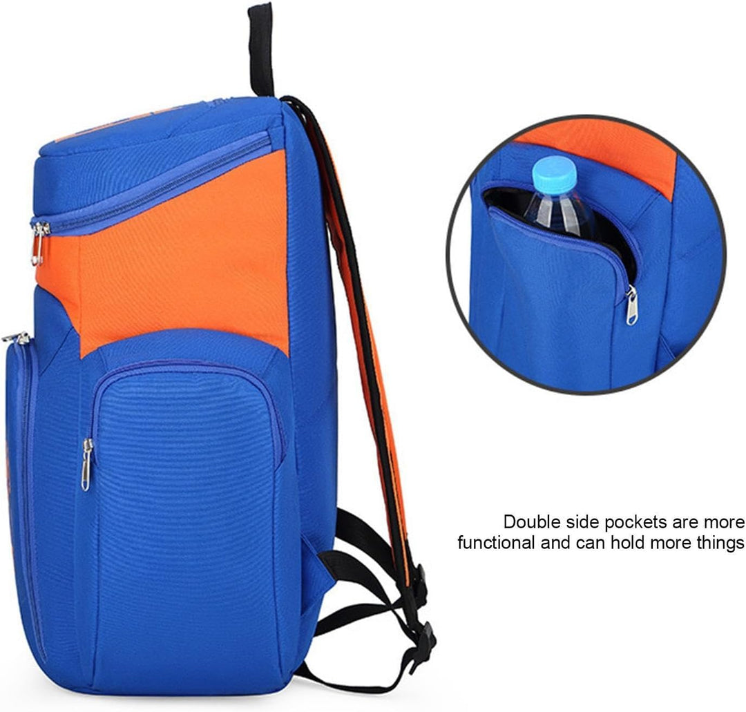 Grote heren basketbal rugzak (30L) met waterdichte bodem. Perfect voor sport en outdoor avonturen.
