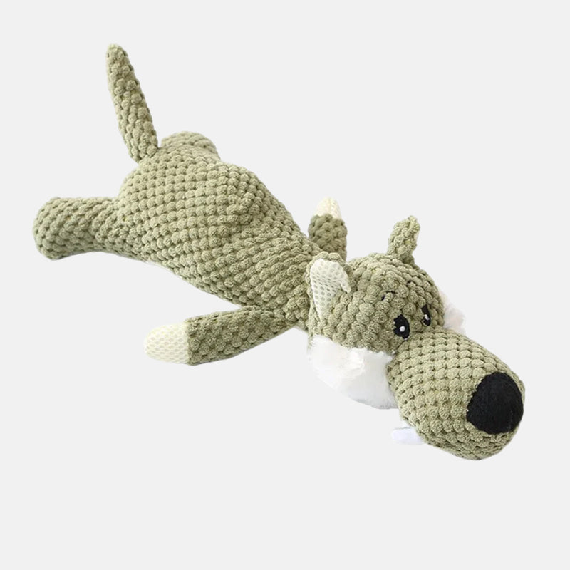 Veilig en milieuvriendelijk hondenspeelgoed. Het duurzame denim kauwspeelgoed is perfect voor de speeltijd van elke hond.