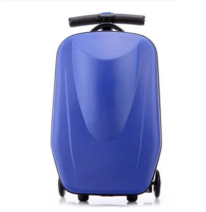 Sportieve kinderkoffer met stepfunctie voor vlotte reizen. De Step-Kinderkoffer Oslo is perfecte handbagage.