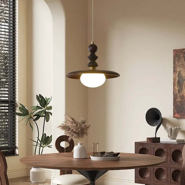 Hanglamp met Houten Accent - Stijlvol & Sfeervol