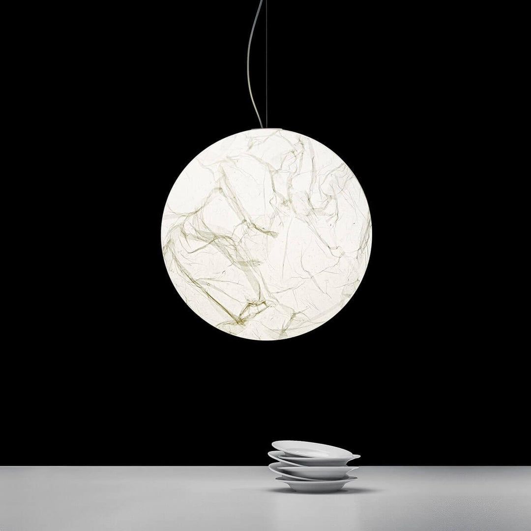Zijden Hanglamp - Sfeervolle Verlichting voor Uw Interieur