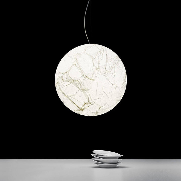 Zijden Hanglamp - Sfeervolle Verlichting voor Uw Interieur
