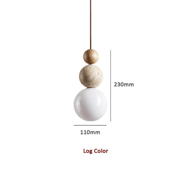 Moderne Hanglamp Travertin - Eenvoudig Design