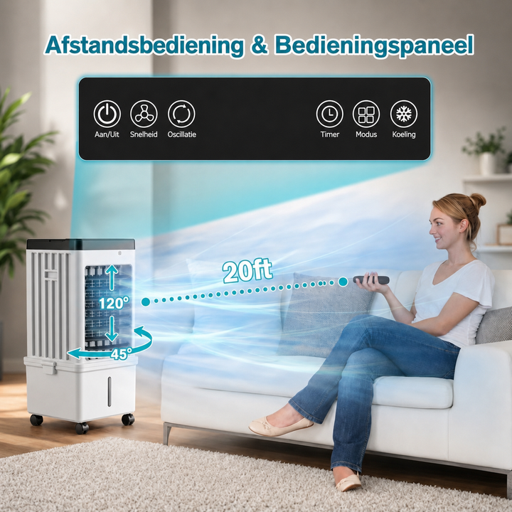 Mobiele Raamloze Airconditioner | Snel Koel Comfort