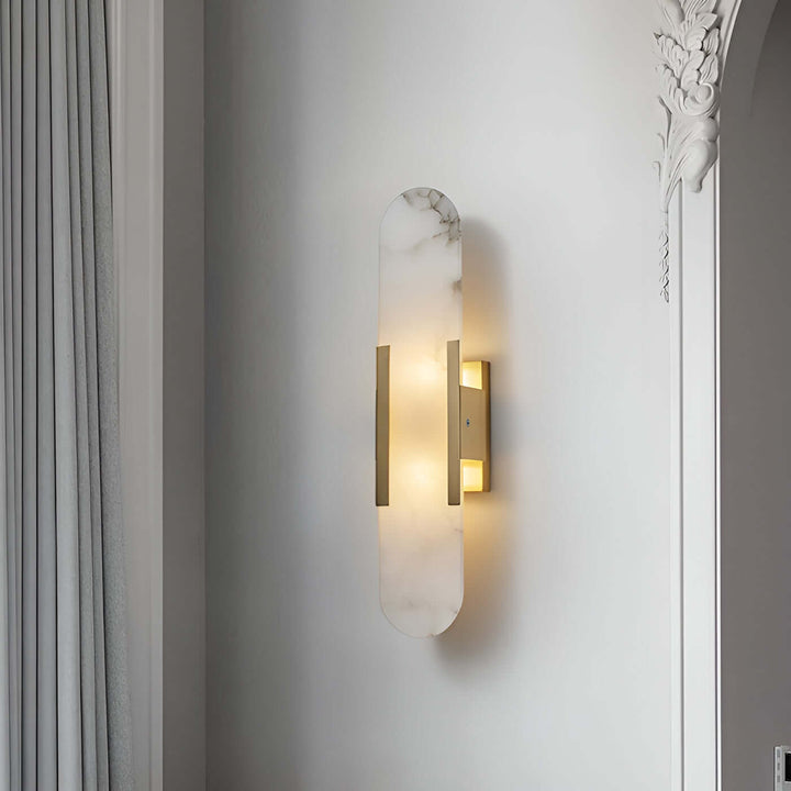 Moderne Wandlamp - Albast & Metaal