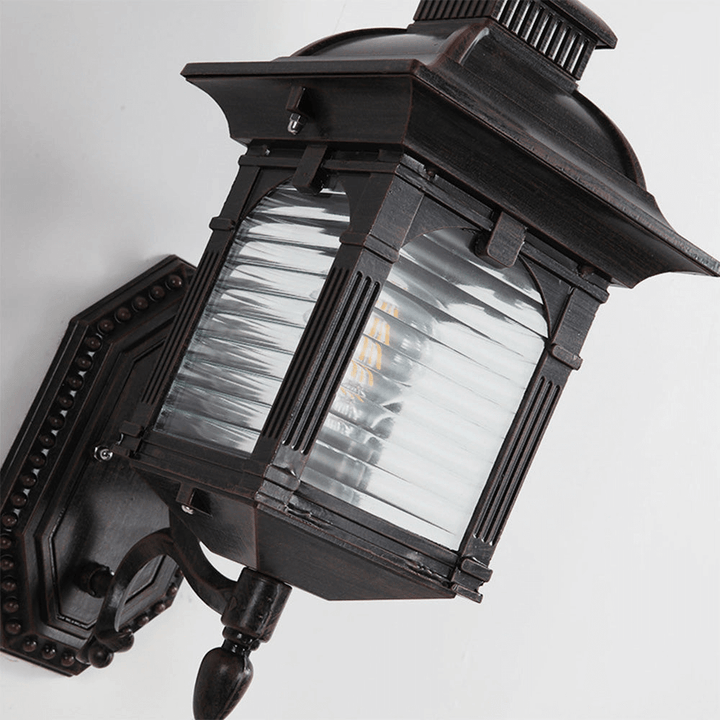 Wandlamp Buiten - Antiek Glas Design