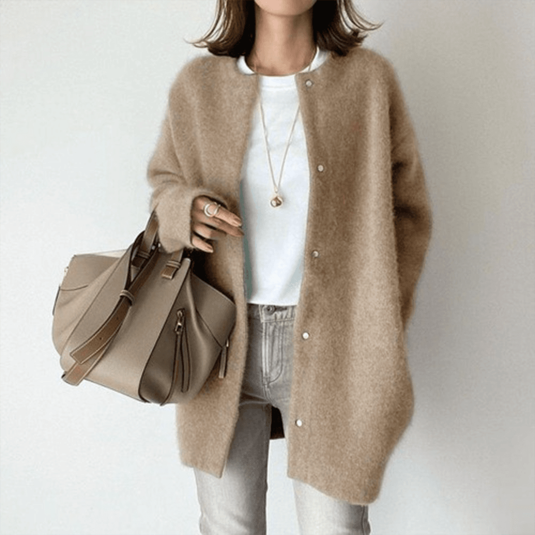 Elegant damesvest, veelzijdig en comfortabel. Ideaal voor zowel dagelijks gebruik als speciale gelegenheden in lente/herfst.