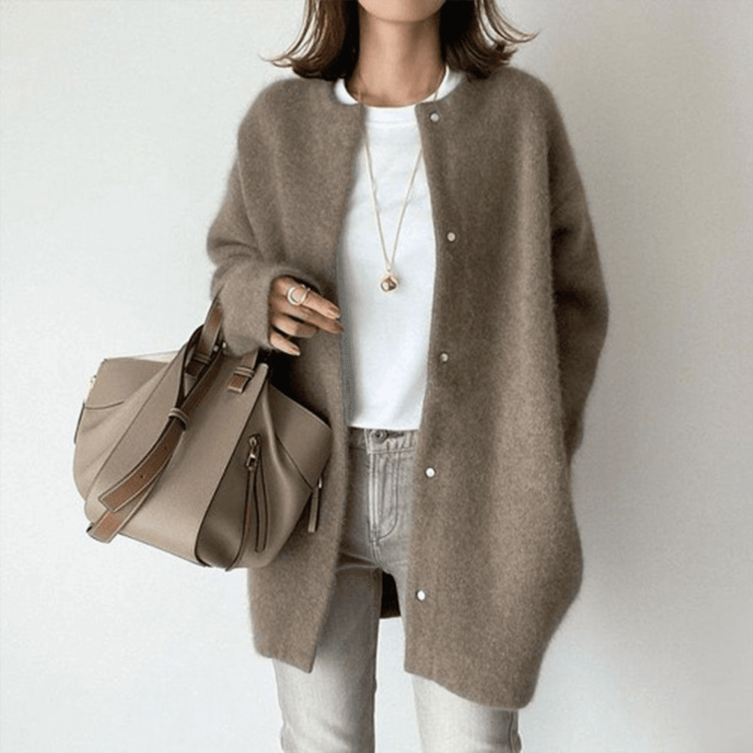 Dames elegant vest, een onmisbaar item voor elke garderobe. Biedt warmte en stijl voor de lente en herfst.