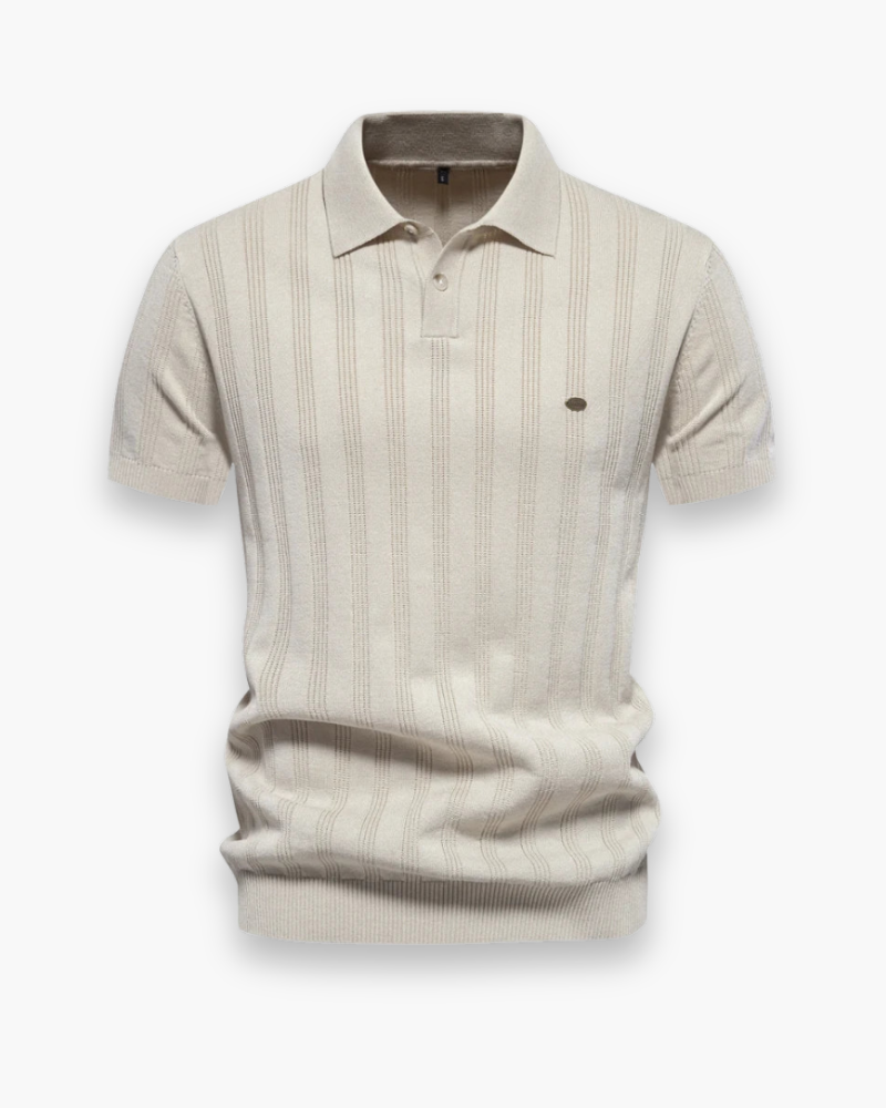 Elegant heren poloshirt, comfortabel en ademend, perfect voor zomerse casual gelegenheden.