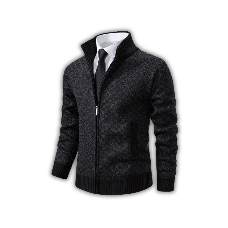 Heren elegant vest met slimfit pasvorm, biedt stijlvolle warmte en comfort. Essentieel item voor herenmode.