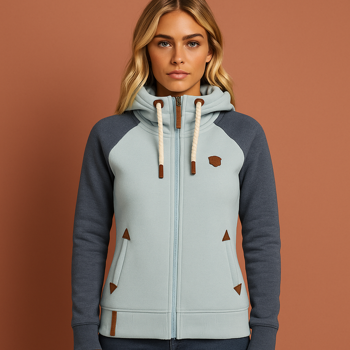 Stijlvol zwart damesvest met rits, elegante pasvorm. Comfortabel voor dagelijkse casual kleding in elk seizoen.