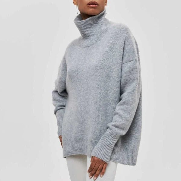 Warme, modieuze dames coltrui, perfect als comfortabele winter sweater met oversized pasvorm.