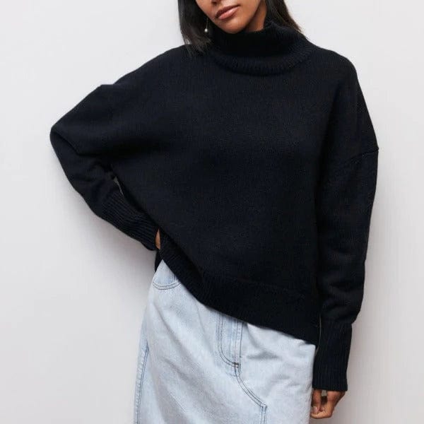 Veelzijdige dames coltrui, oversized design voor zowel een elegante als casual herfst-look.
