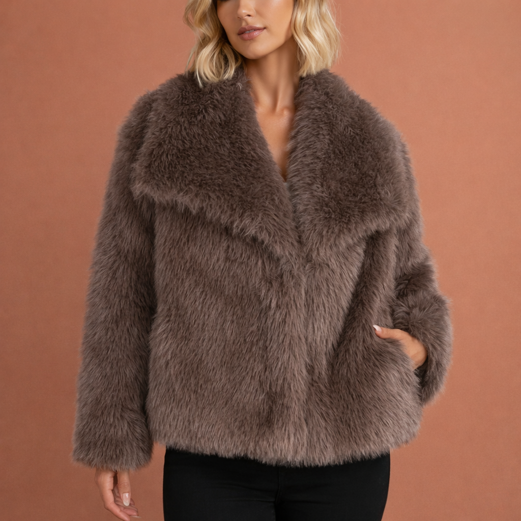Tijdloze dames winterjas, warme en comfortabele bondjas voor elegante bovenkleding op koude dagen.