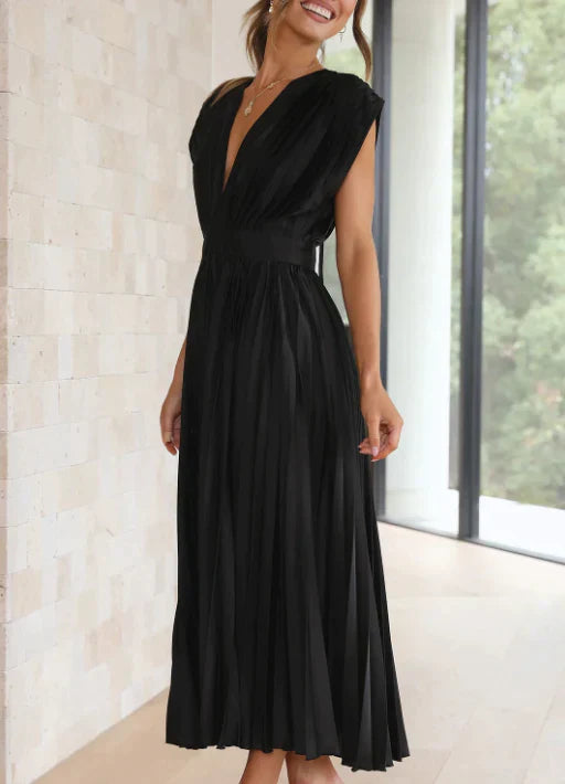 Flatterende casual maxi-jurk, perfecte dameskleding voor ontspannen dagen.